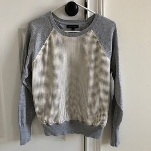 💚Banana Republic mix media sweater